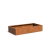 Plantenbak Carrez met bodem cortenstaal 200x100x40 cm