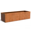 Plantenbak Carrez zonder bodem cortenstaal 300x100x80 cm