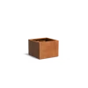 Plantenbak Carrez met bodem cortenstaal 80x80x60 cm