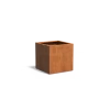 Plantenbak Carrez met bodem cortenstaal 80x80x80 cm