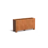 Plantenbak Carrez met poten cortenstaal 150x40x80 cm
