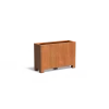Plantenbak Carrez met poten cortenstaal 120x40x80 cm