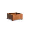 Plantenbak Carrez met poten cortenstaal 120x120x60 cm