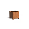 Plantenbak Carrez met poten cortenstaal 80x80x80 cm