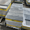 Restpartij Zwanenburg: ca. 7,5m2 Patio Square 60x60x4 cm Nero/Grey