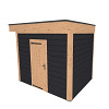 JWOODS Douglas Schuur 300x200 cm, Geschaafd met Zweeds Rabat Zwart