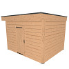 JWOODS Douglas Schuur 400x300 cm, Geschaafd met Zweeds Rabat Naturel