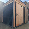 JWOODS Douglas Schuur 200x250 cm, Geschaafd met Zweeds Rabat Zwart