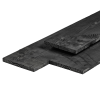 JWOODS Douglas Fijnbezaagde Plank 2,2x20x400 cm, zwart gedompeld