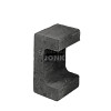 Mini U-element/Bordersteen 30x15x20 cm Antraciet