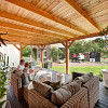 JWOODS Buitenverblijf 700x300cm incl. berging 300(b), Fijnbezaagd zweeds rabat Naturel