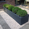 Plantenbak Carrez met bodem polyester 90x25x80 cm