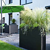 Plantenbak Carrez met bodem aluminium 250x40x80 cm