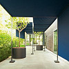Plantenbak Circum met bodem aluminium Ø120x80 cm