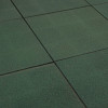 Rubber Tegel 50x50x2,5 cm Groen