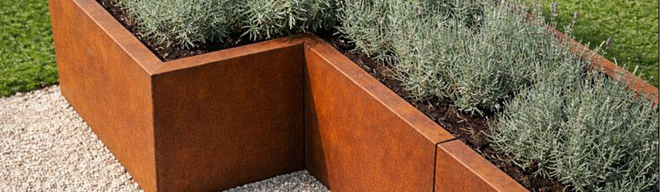 L-vormige Plantenbakken