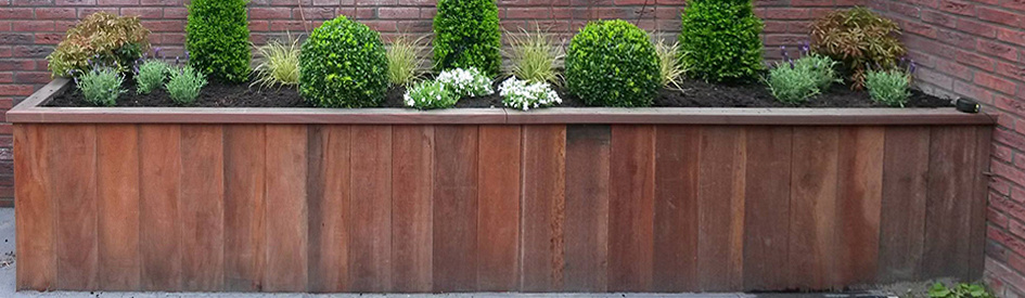 Hardhouten Damwandplanken