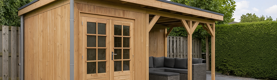 Douglas Buitenverblijf Met Berging Triple Rabat Naturel