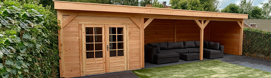 Douglas Buitenverblijf Met Berging Blokhutprofiel