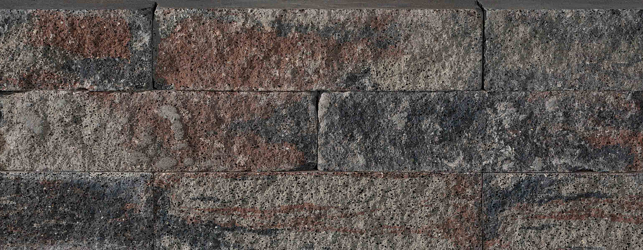 Restpartij Almere 36 stuks Splitrocks XL Getrommeld 60x15x15 cm Tricolore