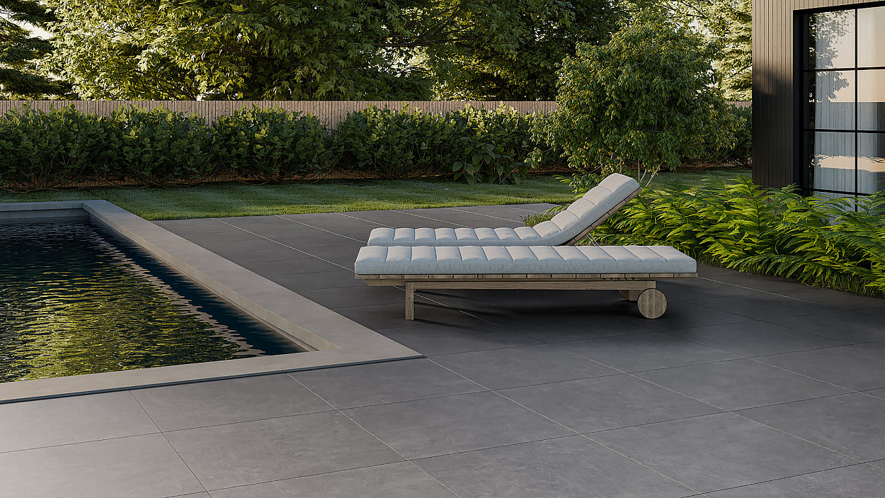 Cerasun 60x60x4 cm Cilento Antracite