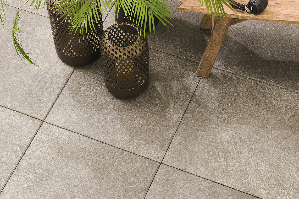 GeoProArte Steel 60x60x4 cm Oxid Grey