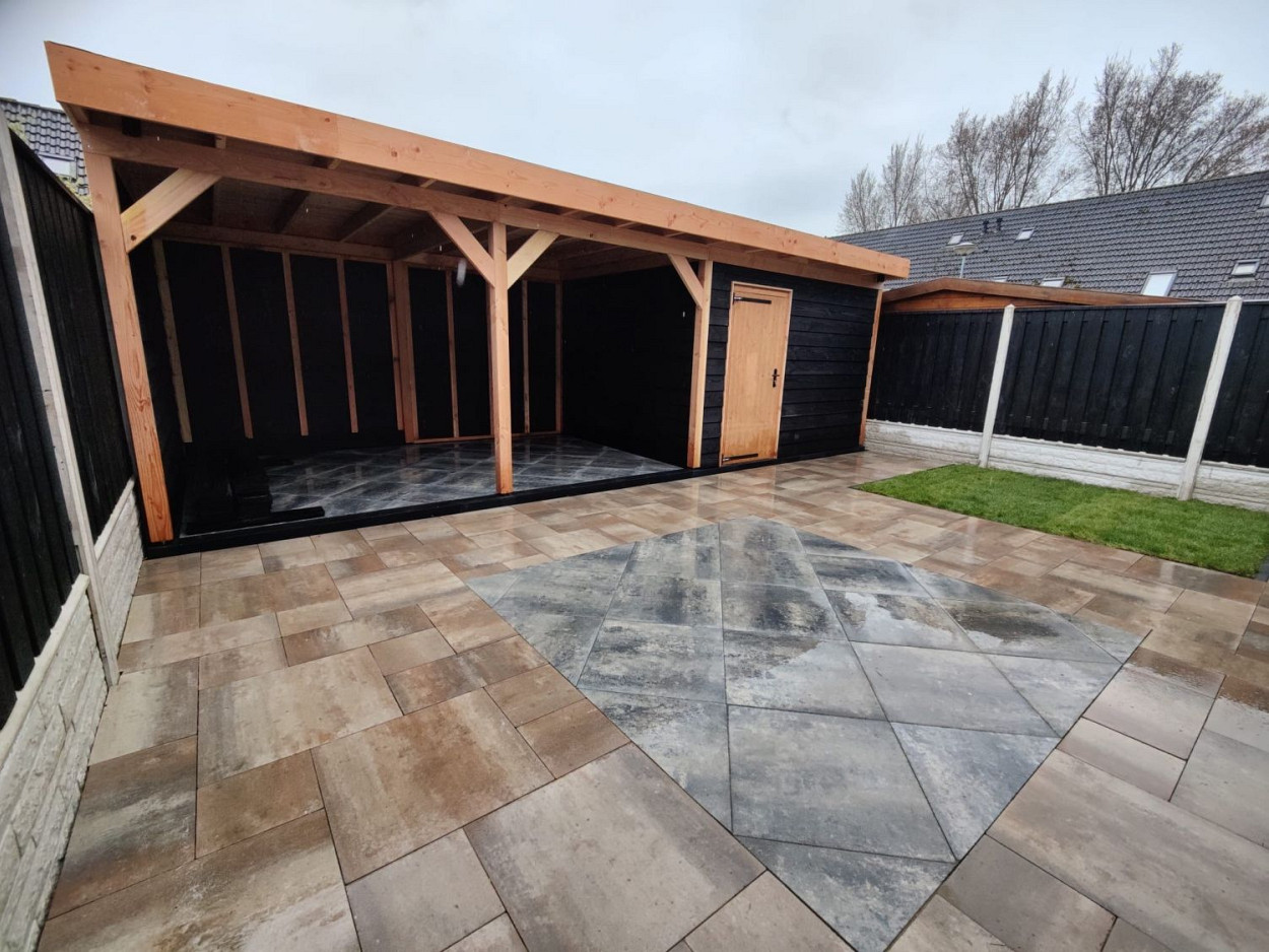 Restpartij Almere: 26,60m2 Demiton  Wildverband 4cm Kilimanjaro