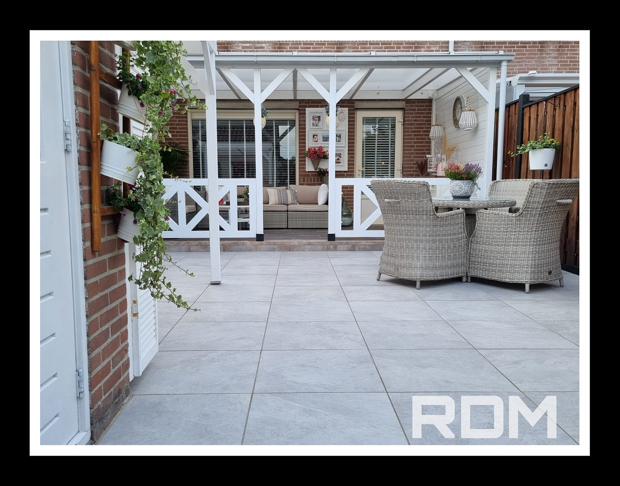 Restpartij Edam: Ca. 9 m2 Actietegel keramiek op beton 60x60x3 cm Slate Grey