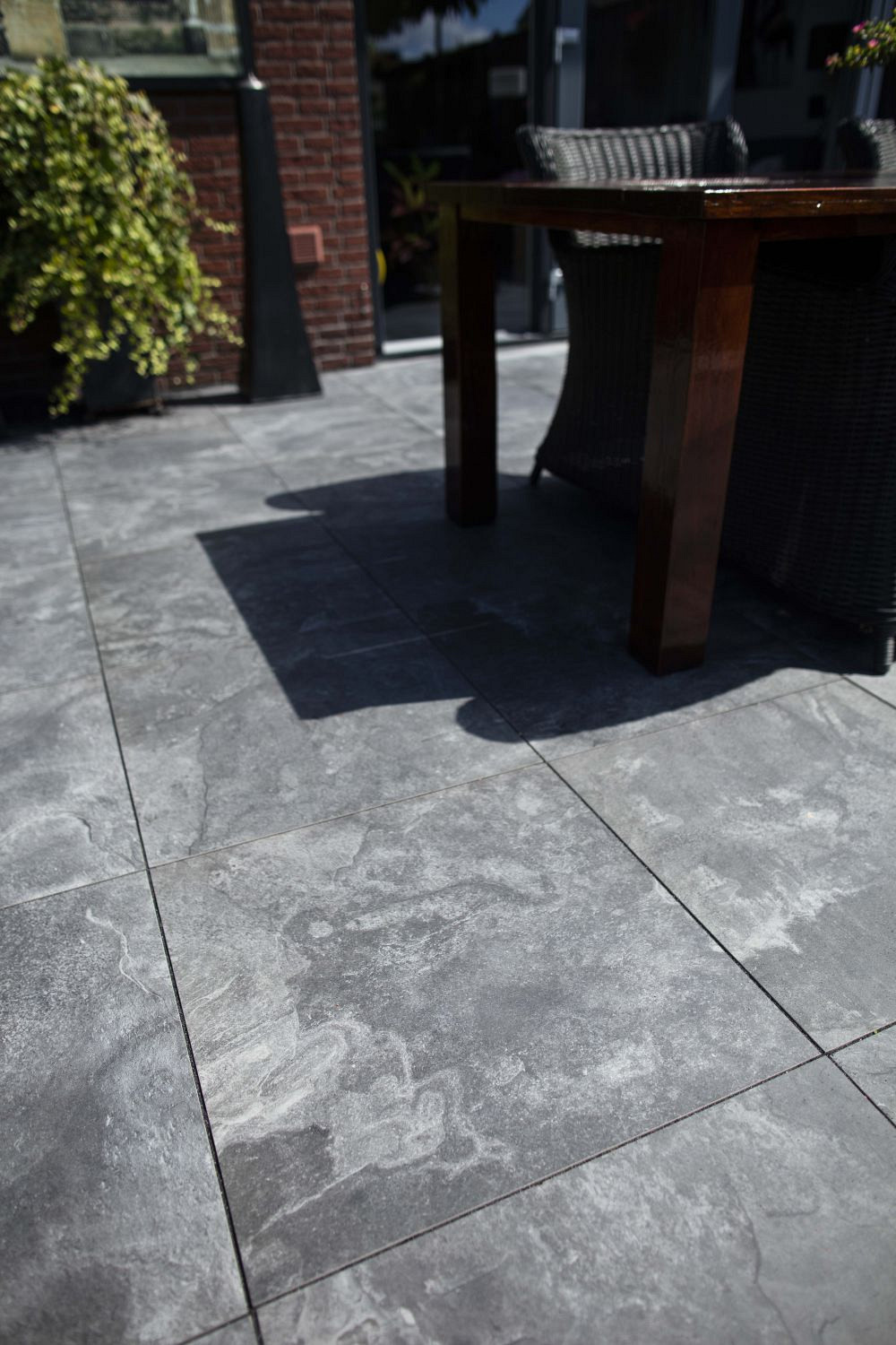 GeoCeramica 60x60x4 cm Marmostone Black