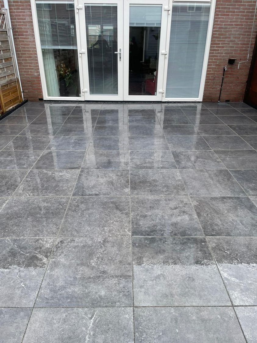 Actietegel keramiek op beton 60x60x4 cm Marble Design Night