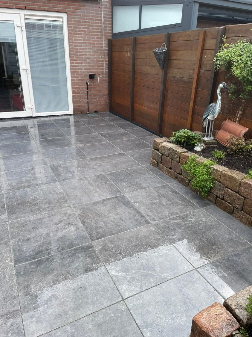 Actietegel keramiek op beton 60x60x4 cm Marble Design Night