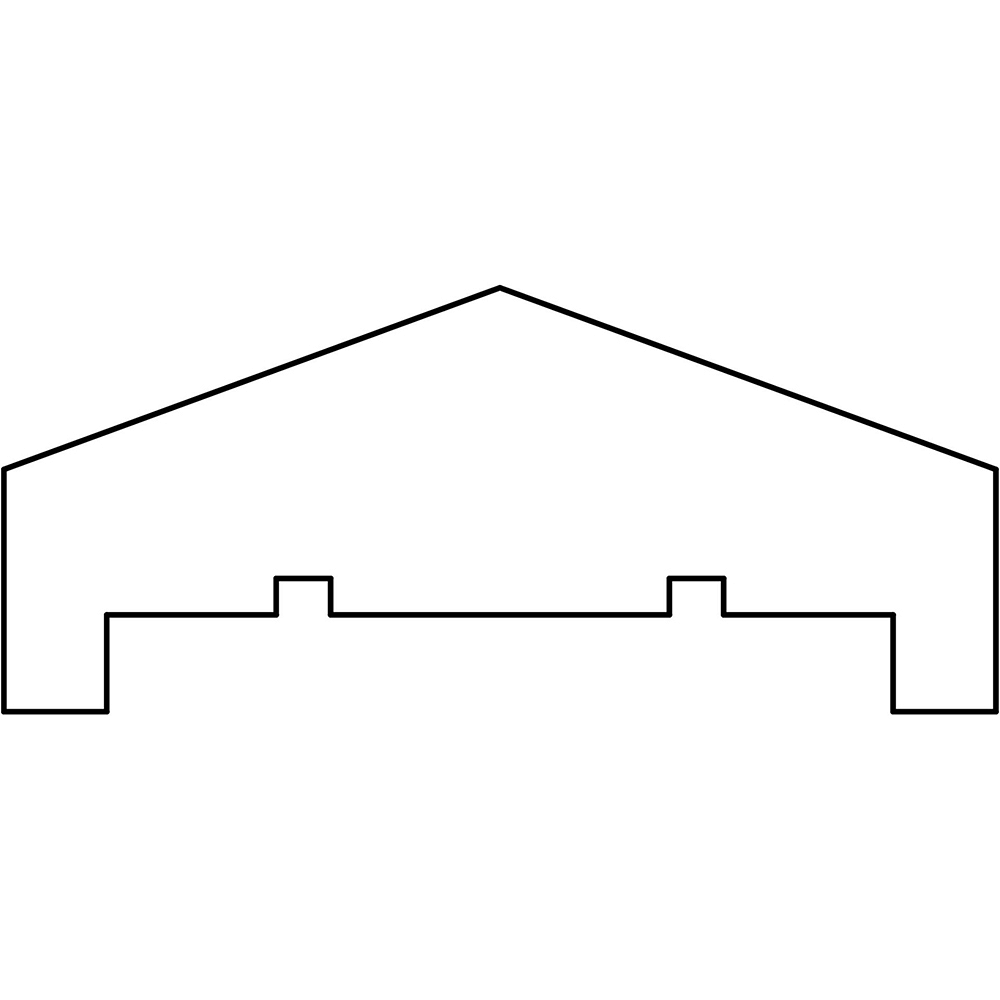 Afdekregel standaard grenen 180x8,5x3,5 cm