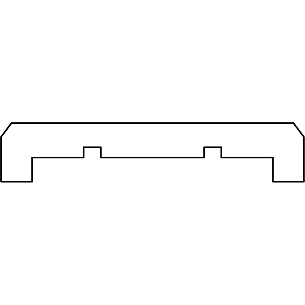 Afdeklat grenen 183x8,8x1,7 cm