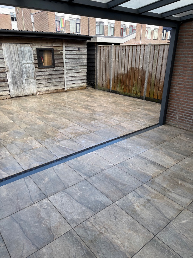 GeoCeramica Pointer 60x60x4 cm Bresscia Taupe (medio oktober weer leverbaar)