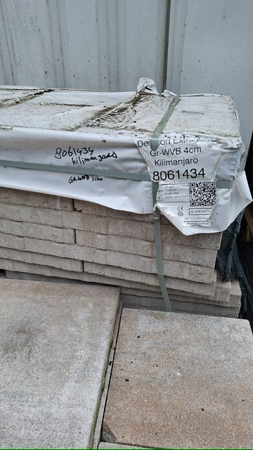 Restpartij Almere: 26,60m2 Demiton  Wildverband 4cm Kilimanjaro