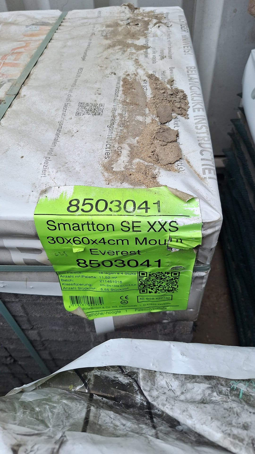 Restpartij Schagen: 20,16m2 Smartton SE XXS 30x60x4 cm Mount Everest