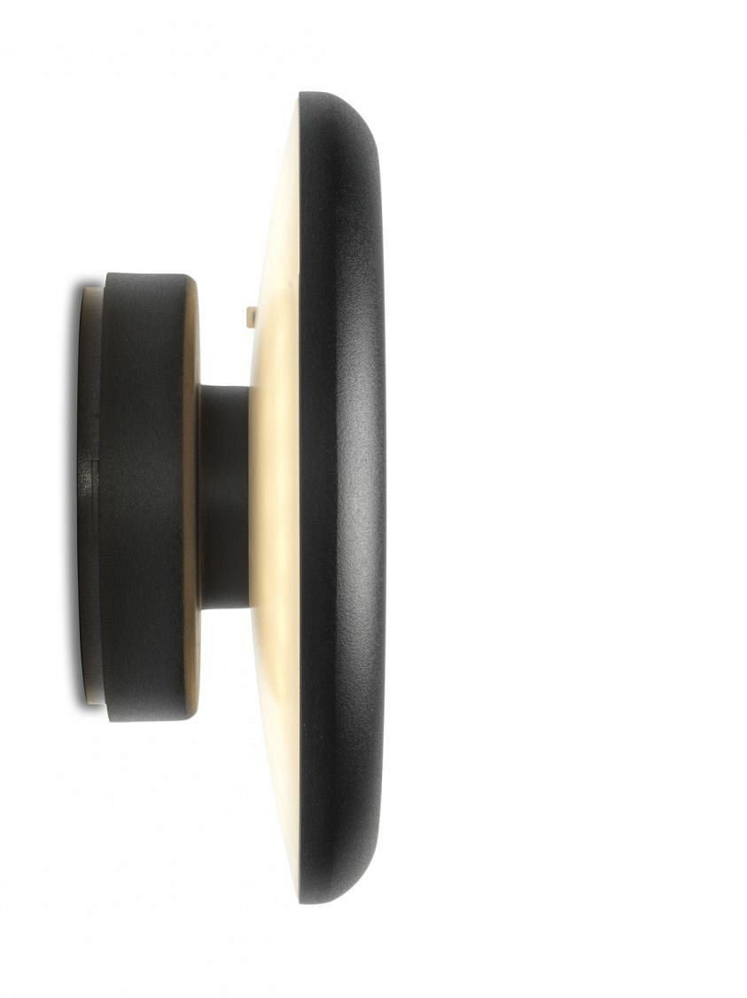 Outdoorpro+ Wandlamp Lousa Rondom Zwart