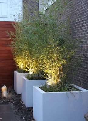 Restpartij 3 stuks Plantenbak Carrez met bodem polyester 80x80x80 cm RAL7021