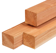 jwoods douglas geschaafde paal 11x11x250 cm naturel