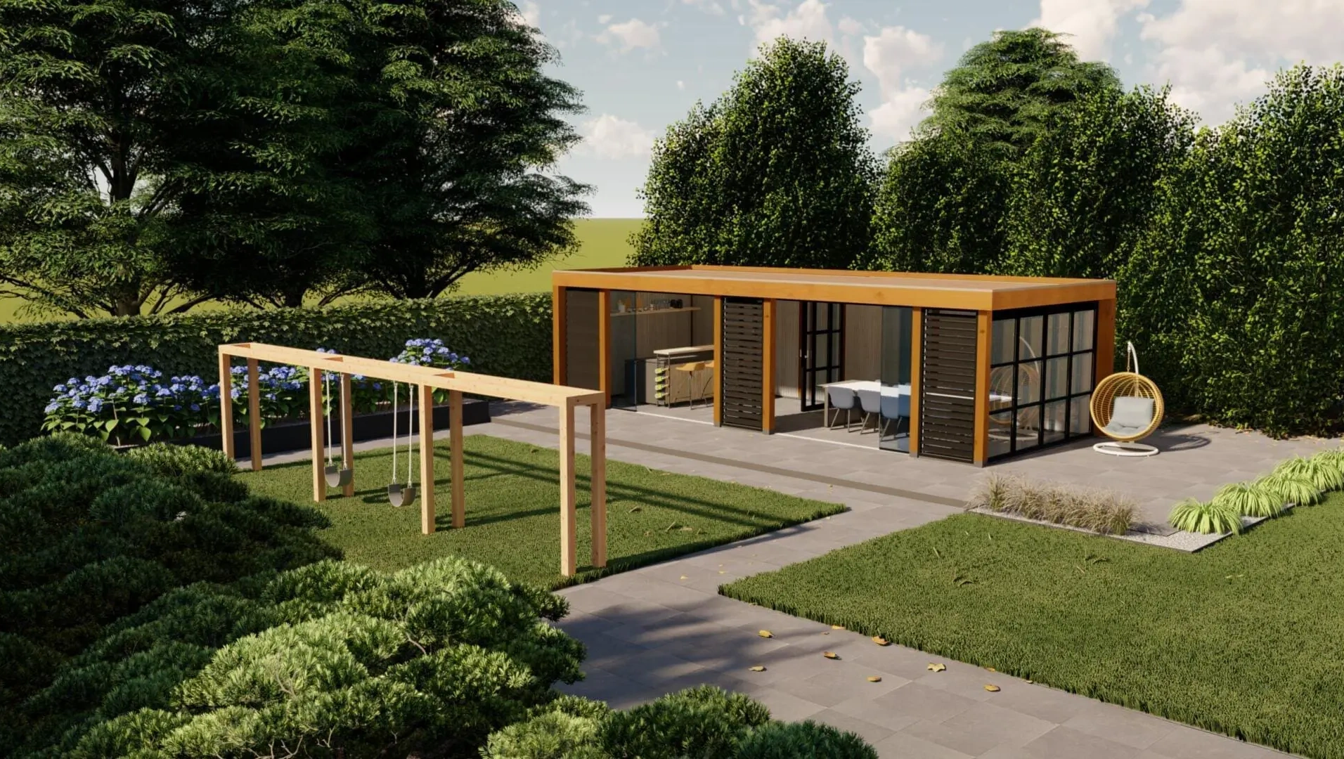 3614 buitenverblijf athene 3975x9725 mm douglas grijs ver weg 1