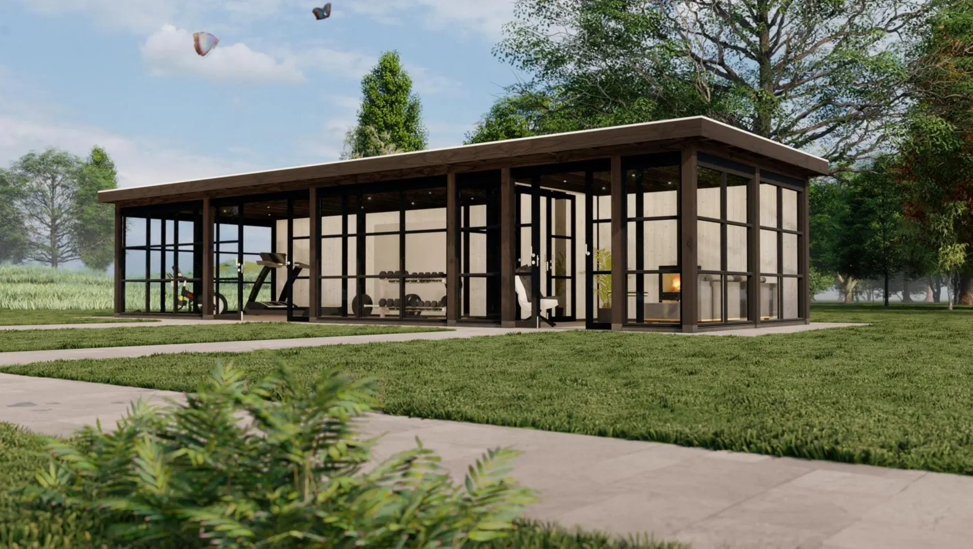 3644 buitenverblijf rome 13802x4869 zwart wit rechterzijde 1