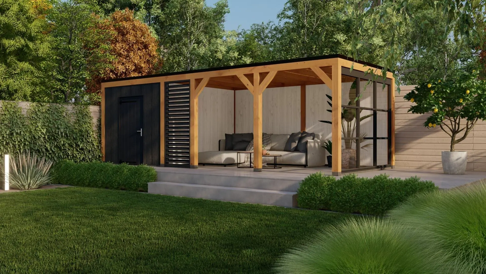 3658 platdak valencia dakmaat 8020x3270 mm staandermaat 8020x3270 mm  rechterzijde 1