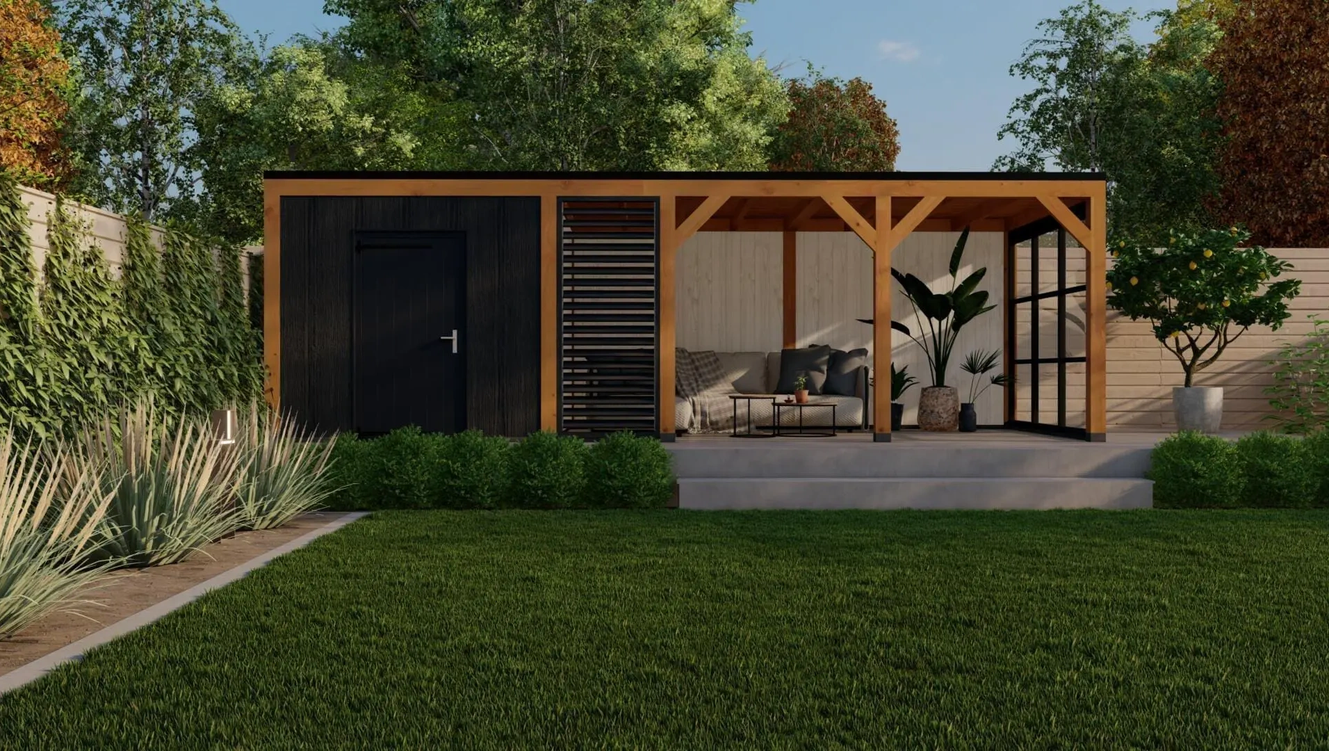 3658 platdak valencia dakmaat 8020x3270 mm staandermaat 8020x3270 mm  voorzijde 1