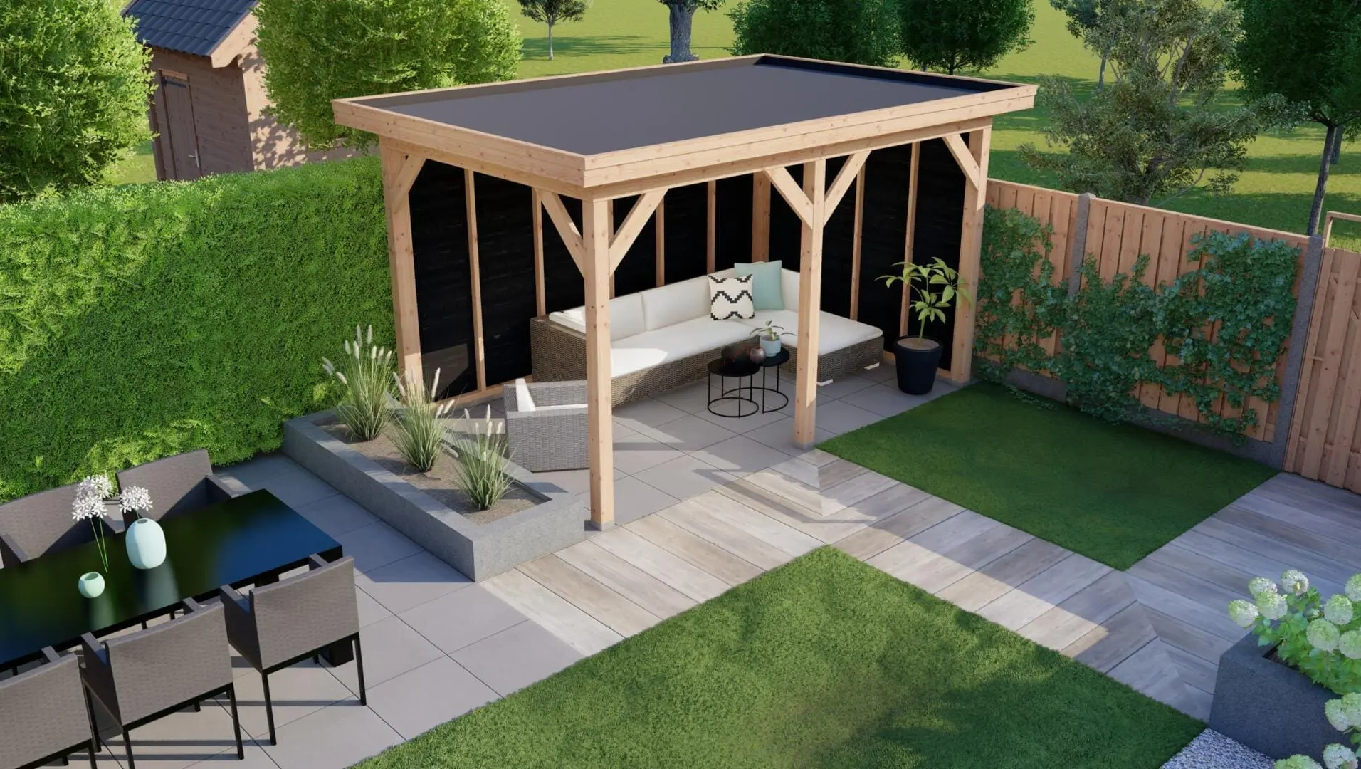 3678 buitenverblijf parijs 4800x3250mm onbehandeld  van boven