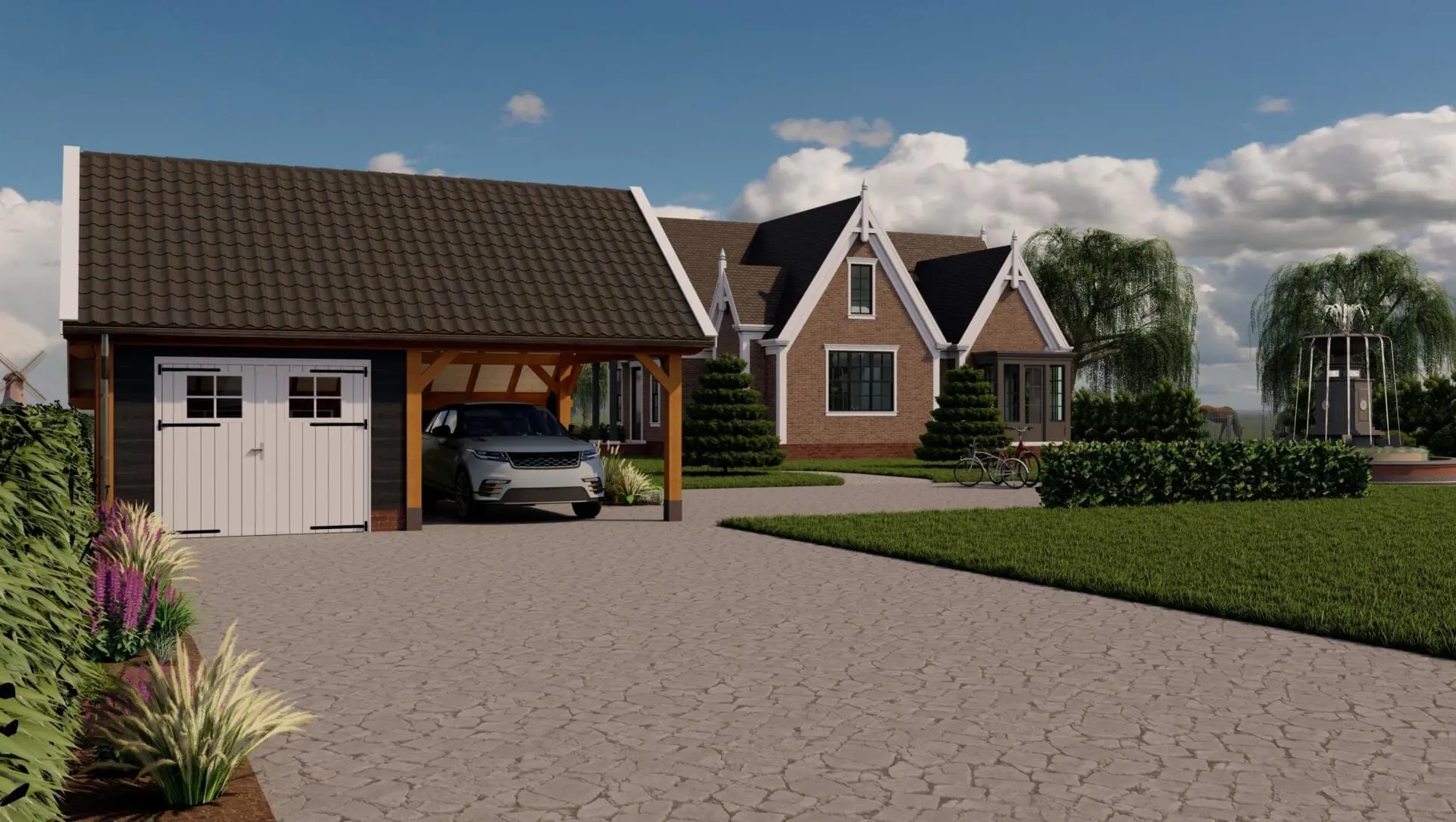 3741 kapschuur stockholm kapmaat 8300x5610 mm staandermaat 7530x4786 mm 190x190  linkerzijde veraf