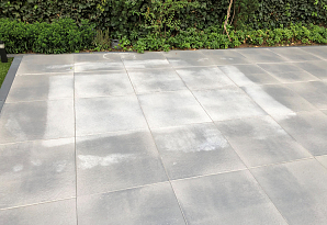 Gebruik van siertegels met een impregnering