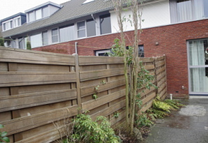 Verzakking schutting