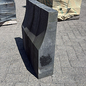 Restpartij Almere: Ca. 85  stuks Linia Excellence Wave 60x15x15 cm Nero