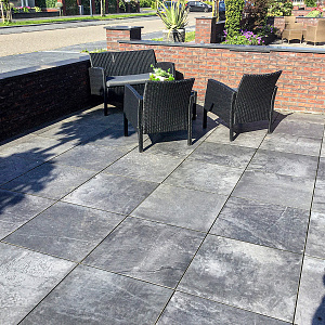 Restpartij Almere: Ca. 45,36 m2 Cerasun 60x60x4 cm Tropea Anthracite