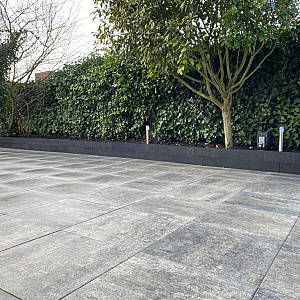 Restpartij Almere: Ca. 35,6 m2 Budget Terrastegel 60x60x4 cm Grigio